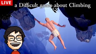 【A Difficult Game About Climbing】激ムズ崖を登るおじさんゲーム 頂上目指す！ [upl. by Quintina]