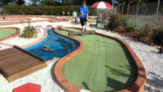 How to shoot 18 aces around Illawarra Golf Complex  Miniature Golf Putter King style [upl. by Atirma]