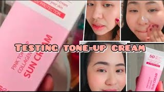 pink tone up sun cream review by Kissera [upl. by Hennie457]