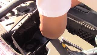 2008 volvo s60 T5 air filter change with the k n air filter and review [upl. by Marzi]