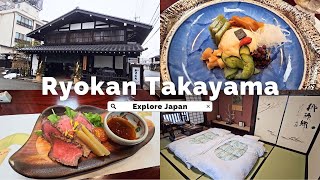 Experiencing a Traditional Ryokan stay for the First Time  Takayama Japan [upl. by Wolsniw]