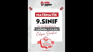 9SINIF MATEMATİK YAZILI ÇALIŞMA SORULARI [upl. by Amalbena]