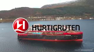 Hurtigruten B401 Fridtjof Nansen Launching in Kleven Yard [upl. by Baalbeer93]