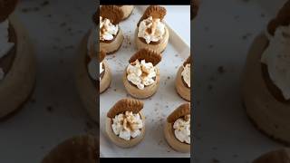 Mini Biscoff Cheesecake  Punchfork recipeshorts nutella lotus [upl. by Adnolay282]