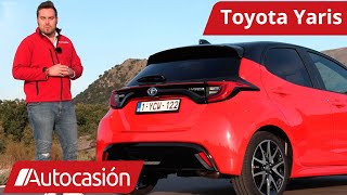 Toyota Yaris Hybrid 2021 Prueba  Test  Review en español  Autocasión [upl. by Lotz520]