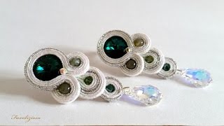 Tutorial soutache  Orecchini quotTearsquot DIY [upl. by Charis]