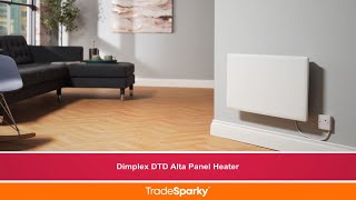 Dimplex Alta Panel Heater WiFi  Trade Sparky [upl. by Colvert]