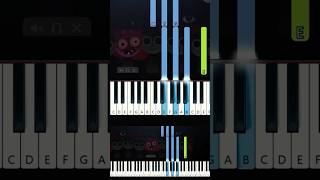 INCREDIBOX SPRUNKI HORROR PINKI THEME EASY PIANO BEGINNER TUTORIAL [upl. by Terina]