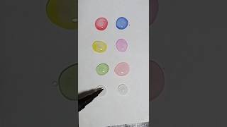 Water Colouring ShortsSatisfying videoMagic Pinku Art [upl. by Tonkin324]