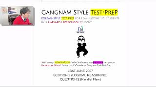 Boston LSAT How to Solve LSAT LR Parallel Flaw Questions PT June 2007 S2 Q2 하버드 로스쿨 출신의 LSAT 강의 [upl. by Calderon]