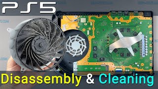 PS5 disassembly and dust cleaning How to fix PlayStation 5 overheating [upl. by Skerl258]