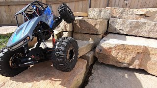 REVIEW of DANCHEE RidgeRock  4WD Electric Rock Crawler  110 scale  RTR by REDCAT [upl. by Olympias]