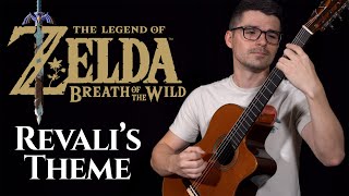 Revalis Theme Zelda Breath of the Wild  Classical Guitar Cover [upl. by Gilletta]