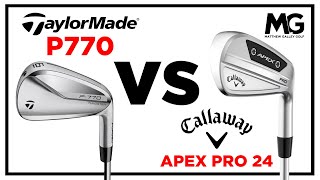 Callaway Apex Pro 24 v’s TaylorMade P770  Head to Head [upl. by Avruch]