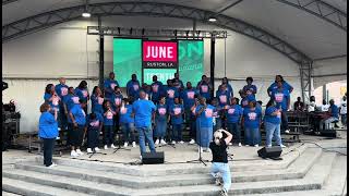 THE MISSISSIPPI MASS CHOIR 🎤🔥  LIVE in Ruston LA  Juneteenth Celebration [upl. by Willamina258]