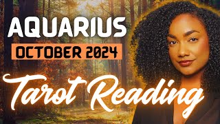 Aquarius October 2024  Rebirth amp New Beginnings Changes Are Happening Aquarius Tarot Reading [upl. by Annola]