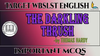 THE DARKLING THRUSH  THOMAS HARDY  SLST ENGLISH MCQs  POETRY [upl. by Pardoes]