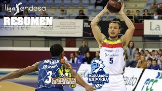 Delteco GBC  MoraBanc Andorra 7284 RESUMEN  Jornada 25 Liga Endesa [upl. by Hairej696]