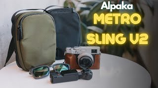 Alpaka Metro Sling V2 An ultra compact sling that packs a LOT [upl. by Sokil]