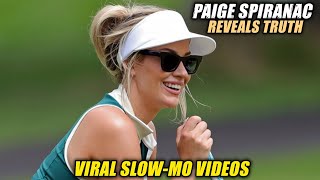 Paige Spiranac Explains The Real Reason Behind Her Viral SlowMo Videos [upl. by Piero]