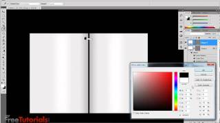 Make Book Binding in Photoshop [upl. by Libb]