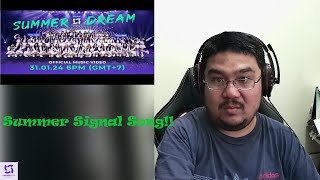 Reacting to Chuang Asia Theme Song  Summer Dream Performance Video  Summer Signal Song [upl. by Nellek317]