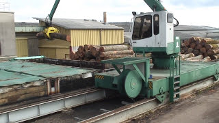 RUW OBXIII RundholzUmschlagwagen  Roundwood sorting carriage [upl. by Alleram]