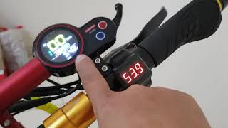 Upgrade Crony electric scooter install Key ignition switch with voltmeter [upl. by Haldes]