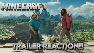 A MINECRAFT MOVIE  Trailer 2 Reaction [upl. by Ahsieka]