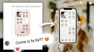 Come modificare la schermata dell’IPHONE IOS 14  iPhone aesthetic [upl. by Artur820]