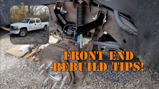 Tips on Rebuilding Front End 20012010 2500hd 3500hd [upl. by Hardner]