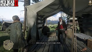 RDR2  Hosea tells Dutch he needs to Wake up [upl. by Yung]