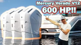 Best Outboard Motor Ever Mercury 600 V12 Price Specs and More [upl. by Iatnwahs]