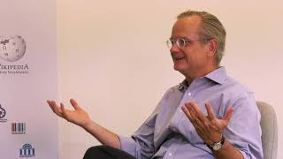 Wikimedia Deutschland  Interview Lawrence Lessig quotHow democracy survives the internetquot [upl. by Kahl125]