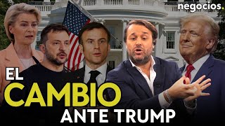 El cambio de tono de Zelensky ridículo protagonismo de Macron y el giro de Von der Leyen ante Trump [upl. by Alien]