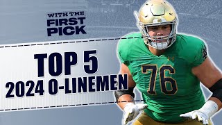 2024 NFL Draft Summer Prospect Primers Ranking the Top 5 Offensive Linemen in next years class [upl. by Gefen163]