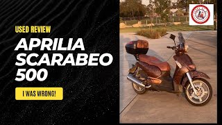 Aprilia Scarabeo 500 Review [upl. by Irtak]