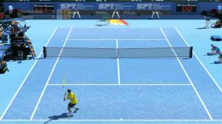 Virtua Tennis 2009  Gameplay PC  Español  Nalbandian vs Nadal HD [upl. by Magena]