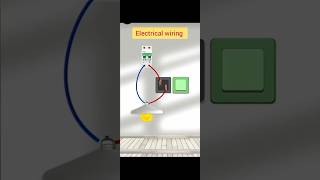 single bulb wiring diagram control by single switch 2way switch  intermediate switch construction [upl. by Htederem]