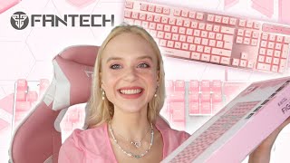 IS FANTECH WORTH IT Unboxing K613L Fantech Keyboard 🎀🎮 [upl. by Steffin]