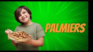 Receitas para crianças  Palmiers [upl. by Amsirak]