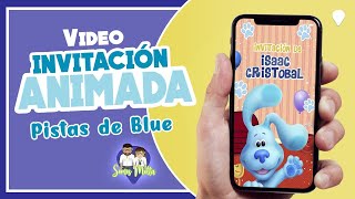 LAS PISTAS DE BLUE Video Invitación animada Blues Clues amp You [upl. by Aetnahs]