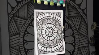 70100 Zentangle Art 100daysdrawingchallenge zentangleinspired zentangle doodle zendoodleart [upl. by Naillil788]