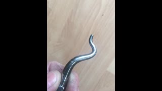 Converting a Tapered Drift to Make a Sinusoidal Stake for Anticlastic Raising and silversmithing [upl. by Dempstor]