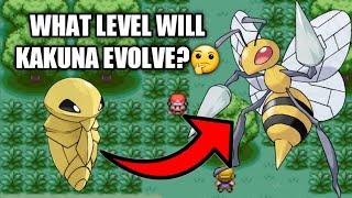 How to Evolve Kakuna to Beedrill on Pokemon LeafgreenFirered [upl. by Eppie]