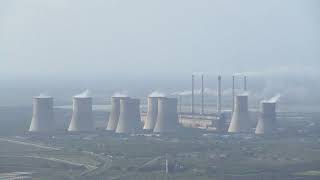 Beautiful Aerial View of RAICHUR THERMAL POWER PLANT [upl. by Aip]