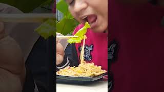 Makan mie GOYANG LVL 5 makanenak makan foodie miegoyang miegacoan fypシ゚viral fyp [upl. by Besse]