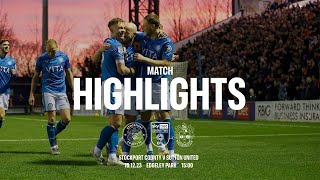 Stockport County Vs Sutton United Match Highlights  161223 [upl. by Dviad]