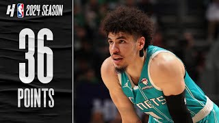 LaMelo Ball SICK 36 PTS 9 REB 8 AST vs Celtics 🔥 FULL Highlights [upl. by Atinaej874]