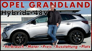 Opel Grandland Hybrid  Opel Top SUV mit 48V Technologie im Test  Fahrbericht Review Deutsch 2024 [upl. by Ayouqes]